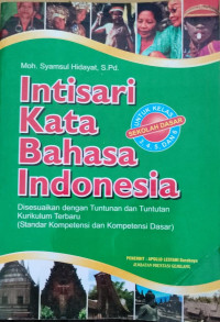 Image of Intisari Kata Bahasa Indonesia