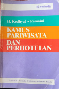 Image of Kamus pariwisata dan perhotelan