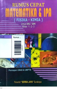 Image of Rumus cepat matematika & ipa : fisika-kimia
